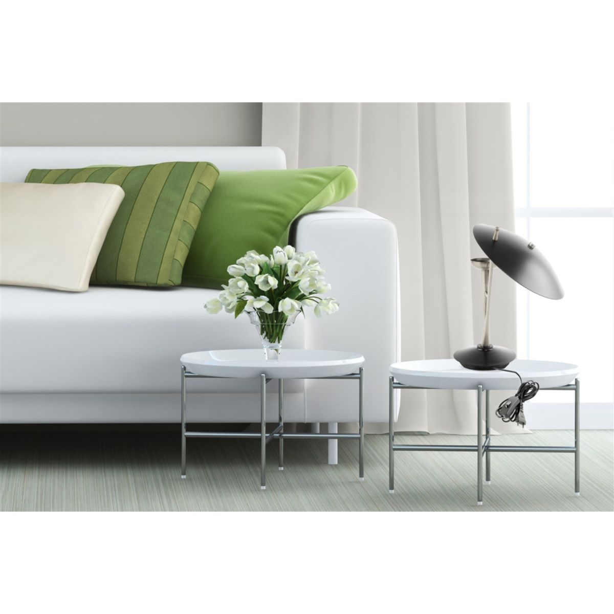 Tischlampe Flyer 125 silber schwarz Bild 5