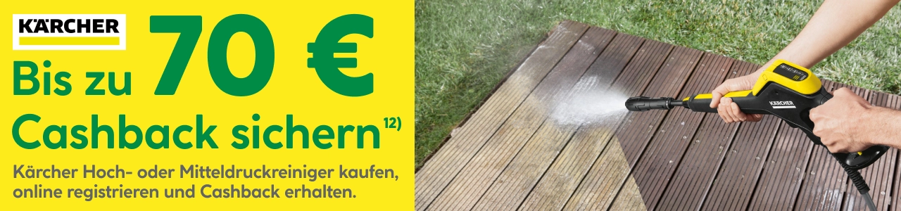 Bis zu 70 Euro Cashback sichern