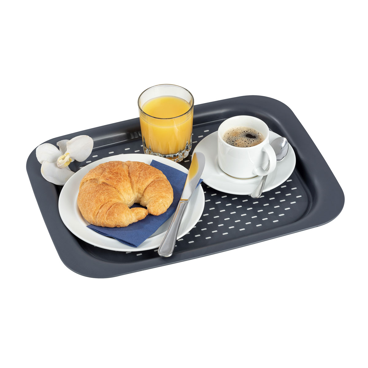 Wenko Anti-Rutsch Tablett anthrazit