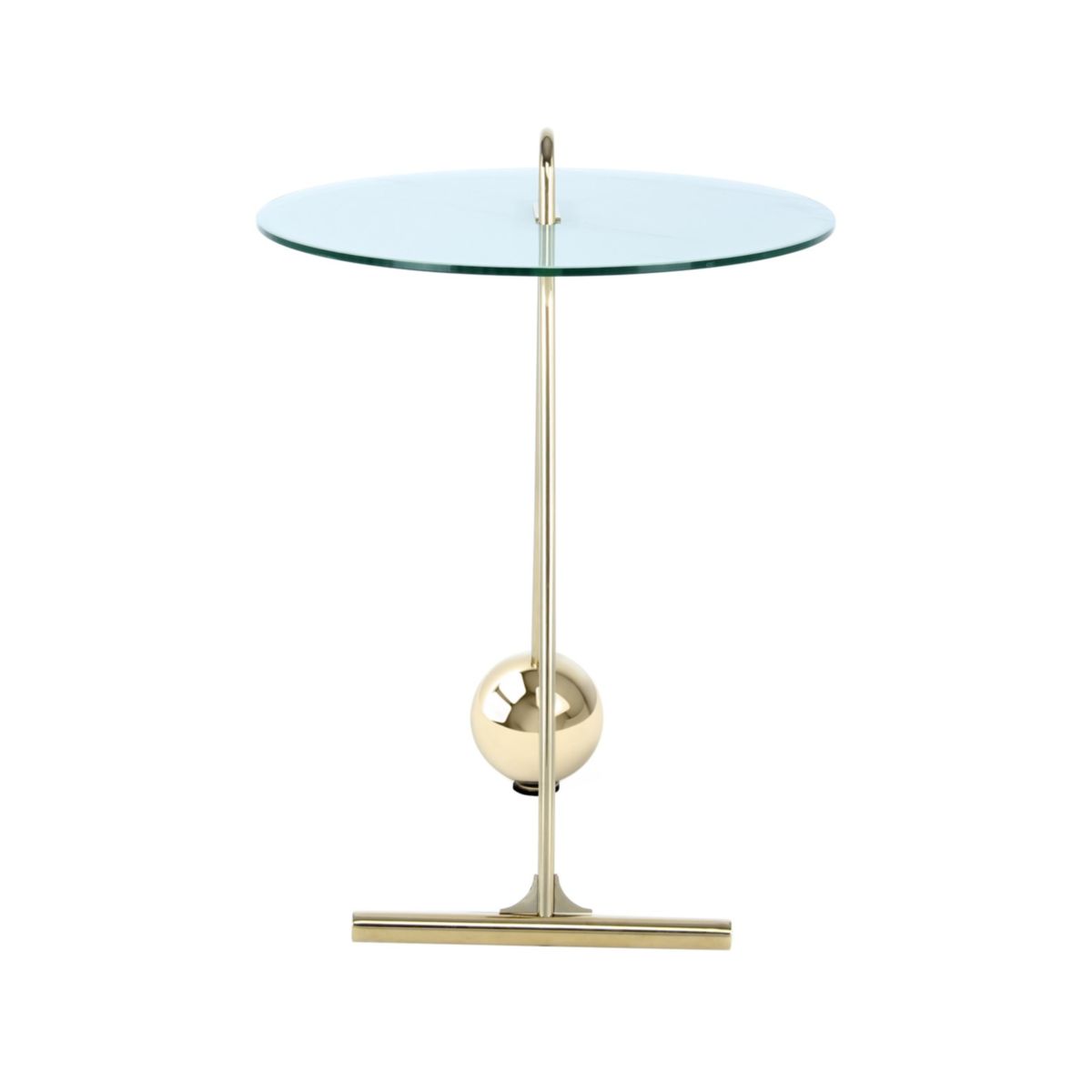 Beistelltisch Pendulum 525 gold weiss Bild 2