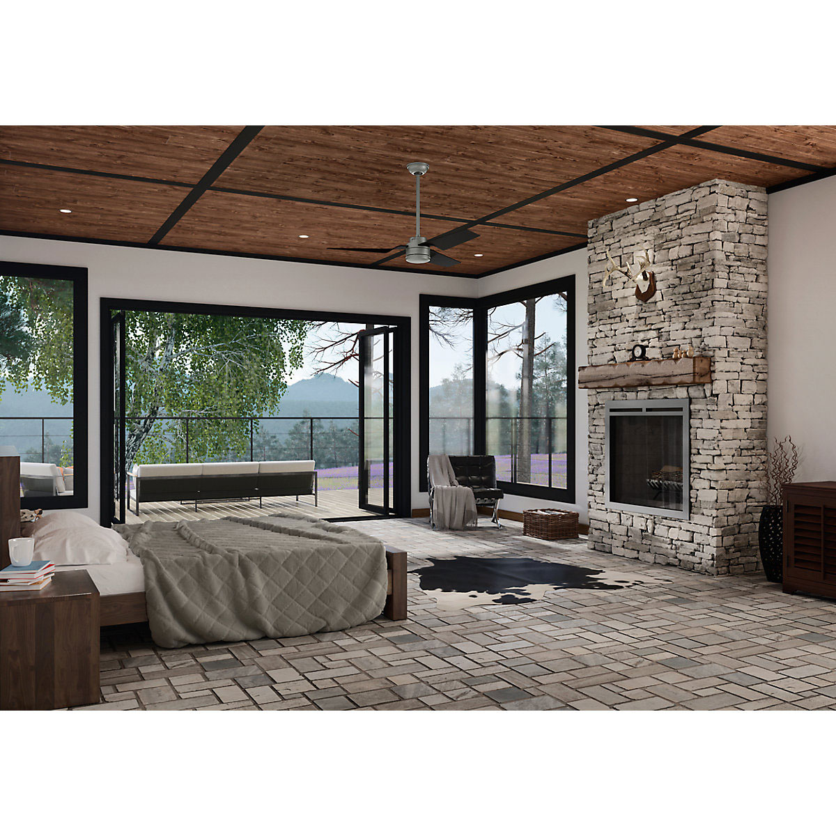 Hunter Fan Hunter Deckenenventilator Cabo Frio 132 cm Zinn antik Bild 7