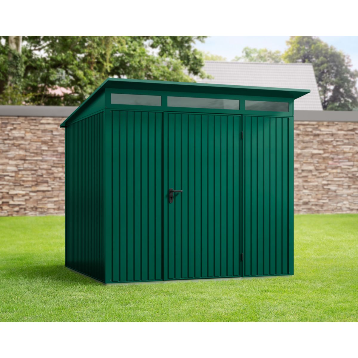 EcoStar  Gerätehaus Trend-PTyp 2RAL6005 1 flg