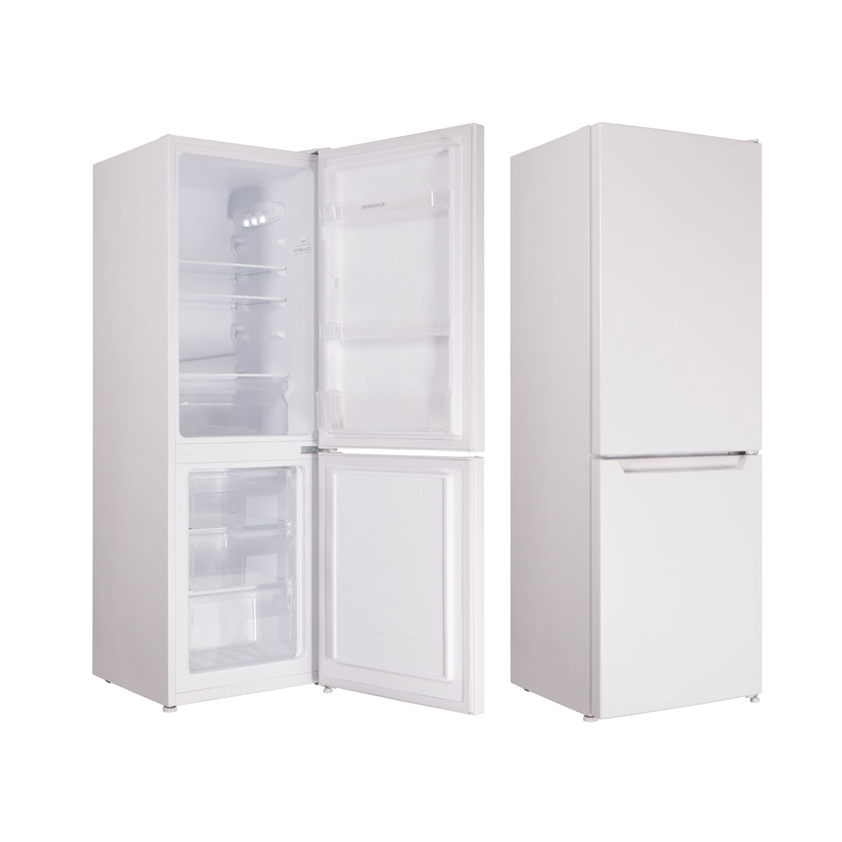 Respekta Stand Kühl-Gefrierkombination, Farbe: Weiß Bild 3