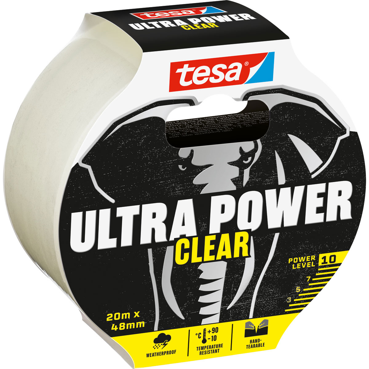 Tesa  Reperaturband Ultra Power Clear 20m x 48mm Bild 2