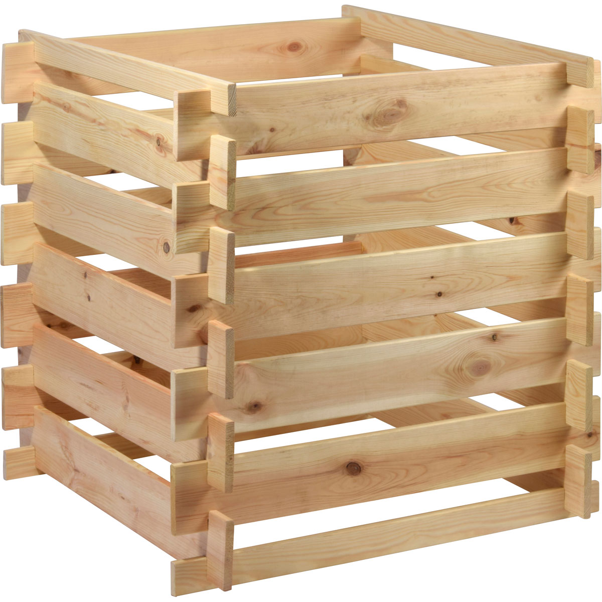 dobar Holz-KomposterStecki 78 x 78 x 78 cm Kiefer natur Bild 2