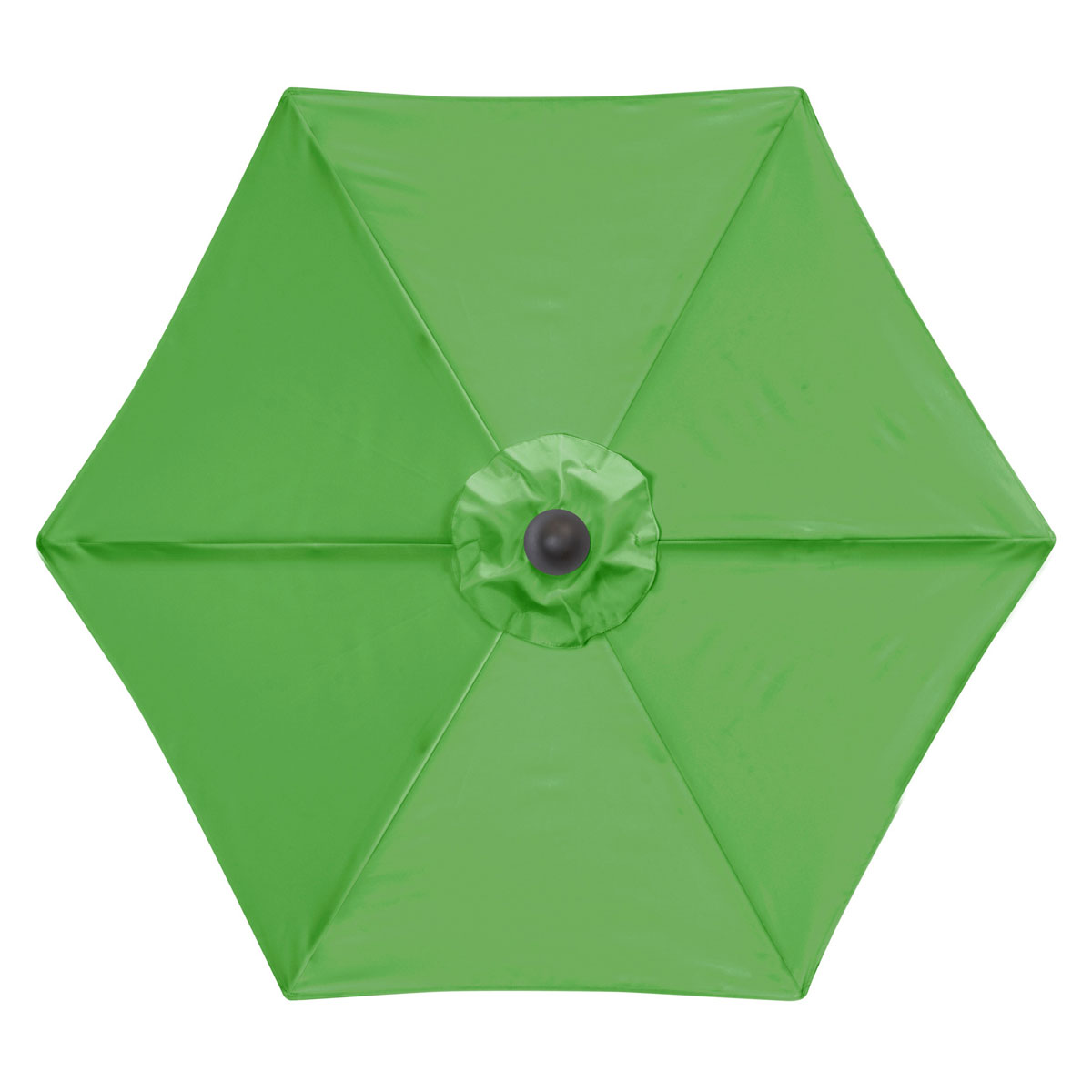 Doppler Kurbelschirm Basic Lift Neo 180 180 cm 6-teilig mit Höhenverstellung apfelgrün Bild 4
