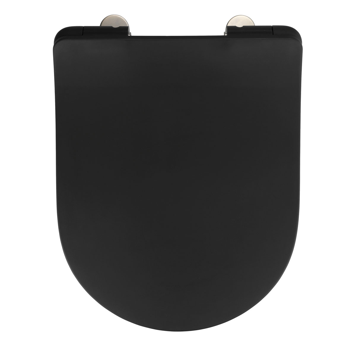 Wenko Premium WC-Sitz Sedilo matt Schwarz antibakteriell mit Absenkautomatik Bild 1