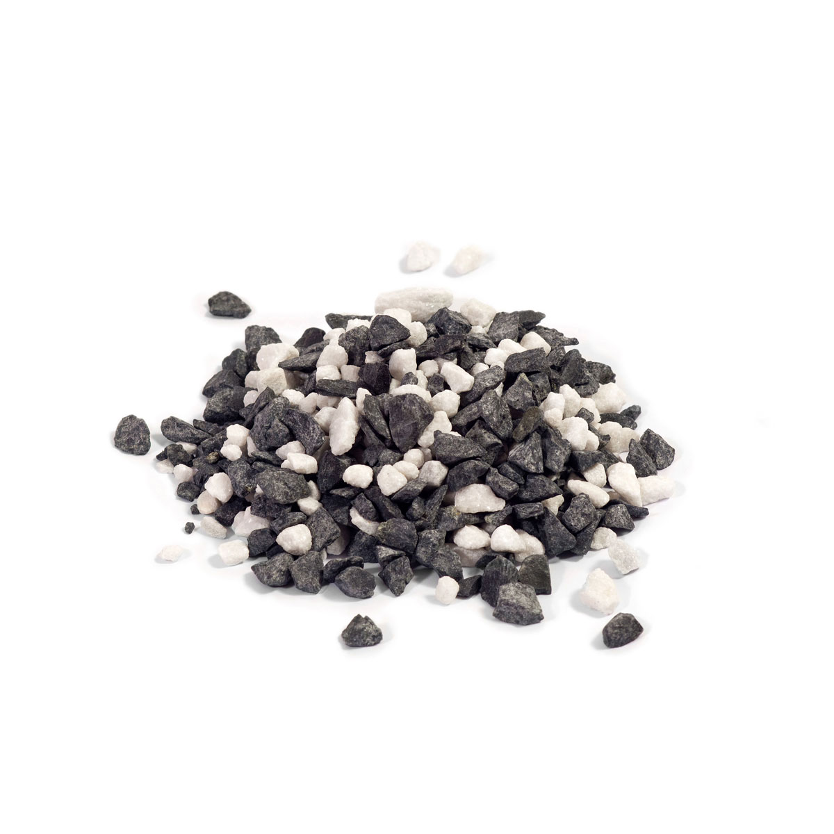 Gartensplitt schwarz-weiß Bigbag 500 kg