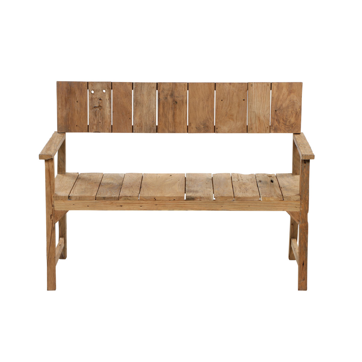 Bank „Loreo“ 2-Sitzer, 124x60x90 cm, Teakholz Bild 2