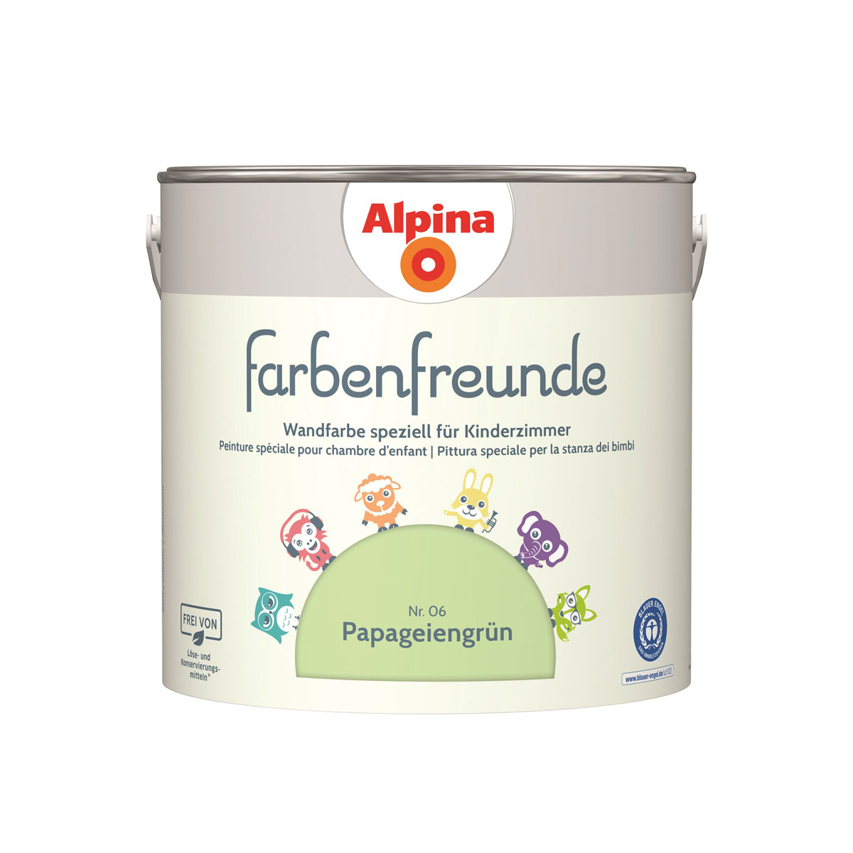 Alpina Farbenfreunde Papageiengrün 2,5l Bild 1