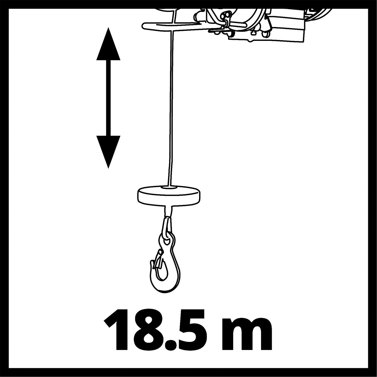 Einhell Seilhebezug TC-EH 600 Bild 6