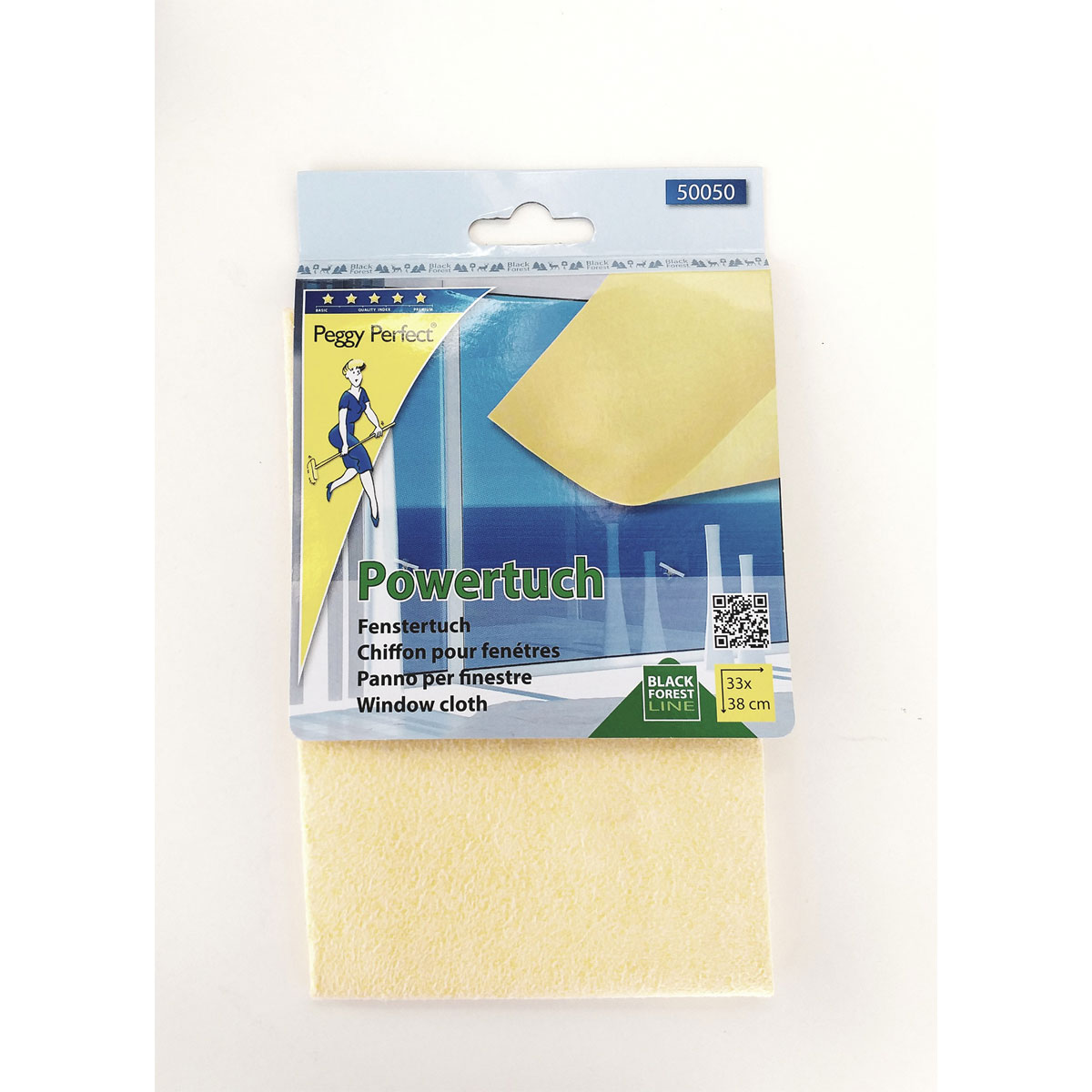Peggy-Perfect Fenstertuch Powertuch gelb