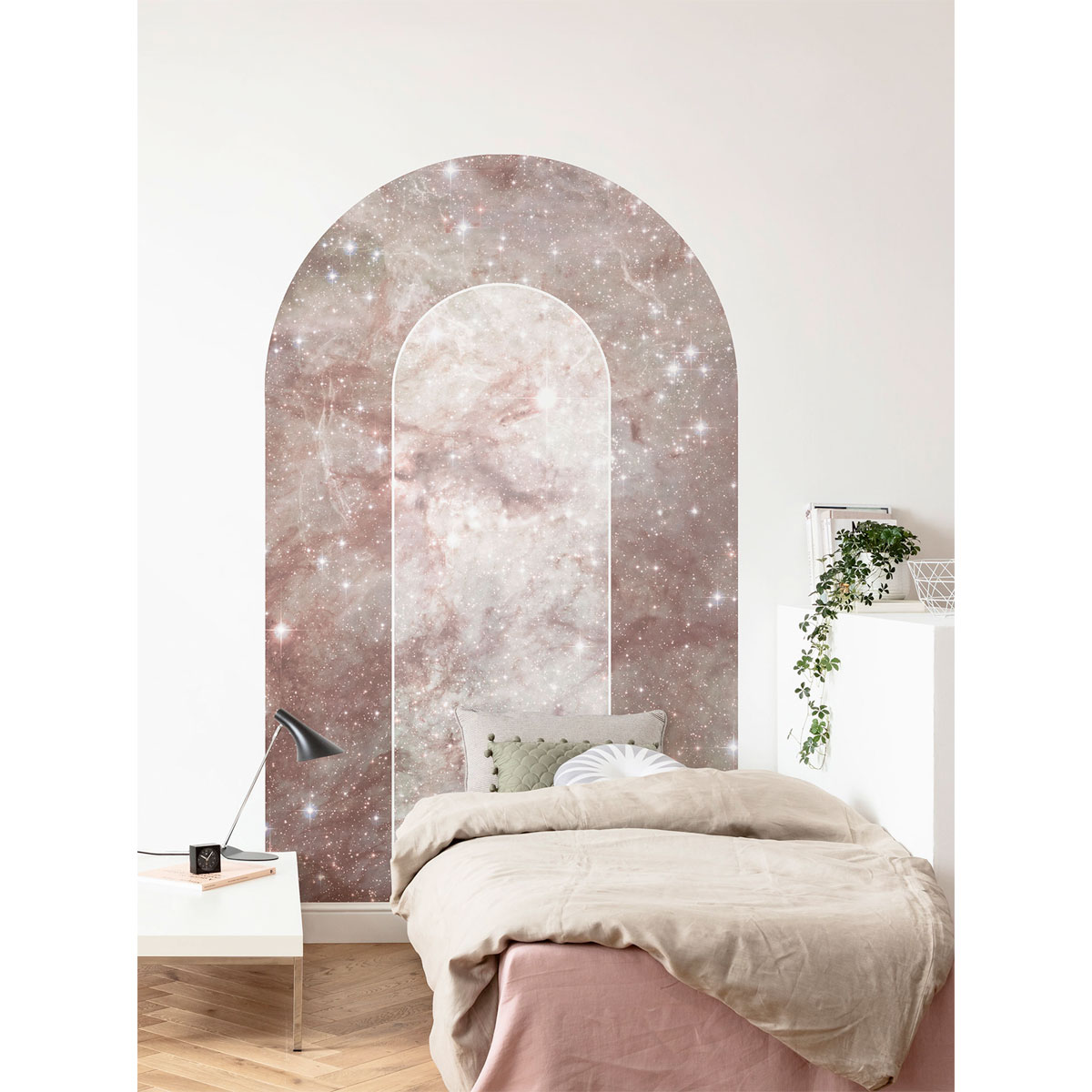 Komar  Selbstklebende Vlies Fototapete Mauve Diamond 127x200 cm