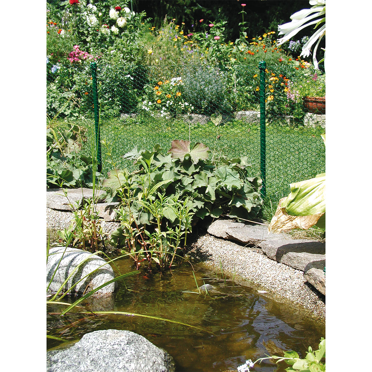 GAH Alberts Sechseckgeflecht verzinkt Höhe 500 mm Länge 25 Meter Masche 13 x 13 Bild 3