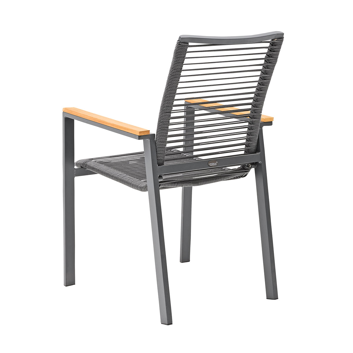 Haveson Stapelsessel Rondo grau Bild 3