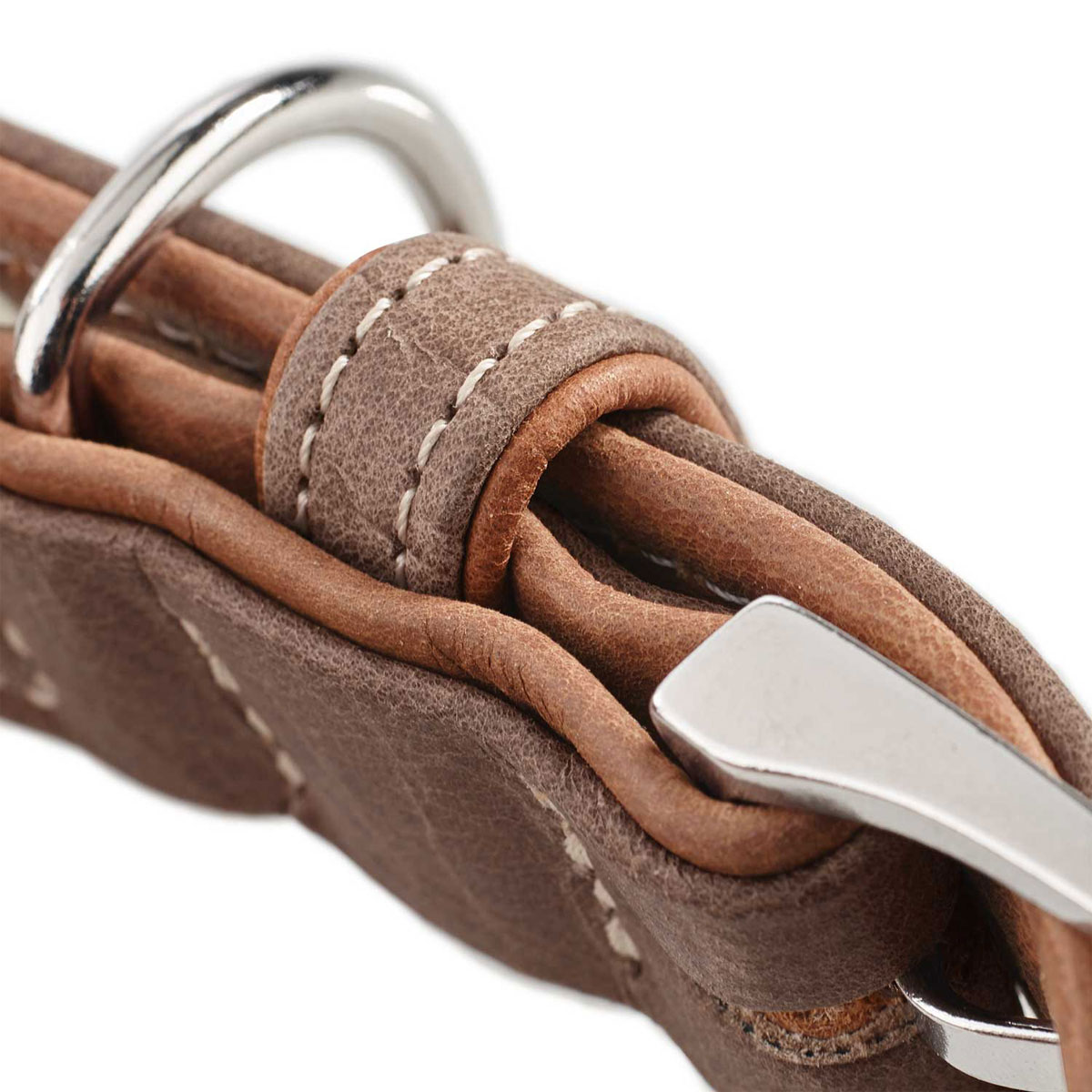 Hunter  Dog Halsband Porto tabak/cognac 37-43 cm Bild 8