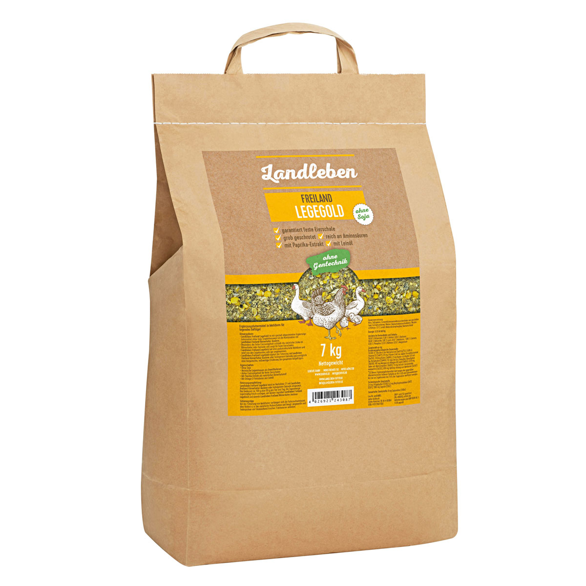 Landleben Ergänzungsfuttermittel Freiland LegeGold 7 kg