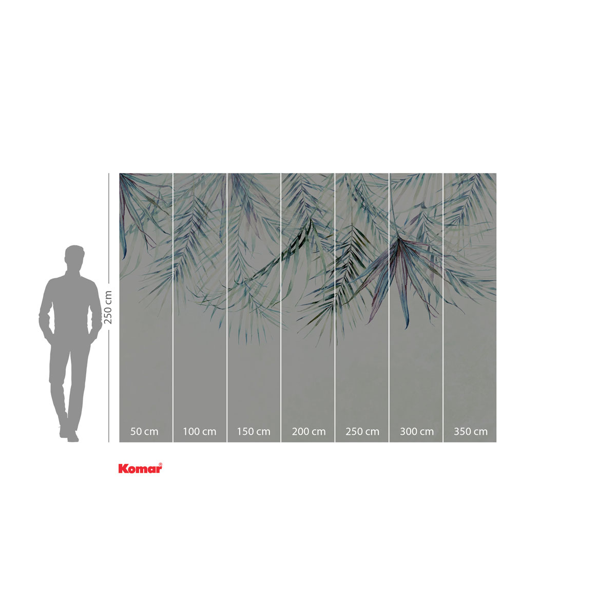 Komar  Vlies Fototapete Palm Spring 350x250 cm Bild 3