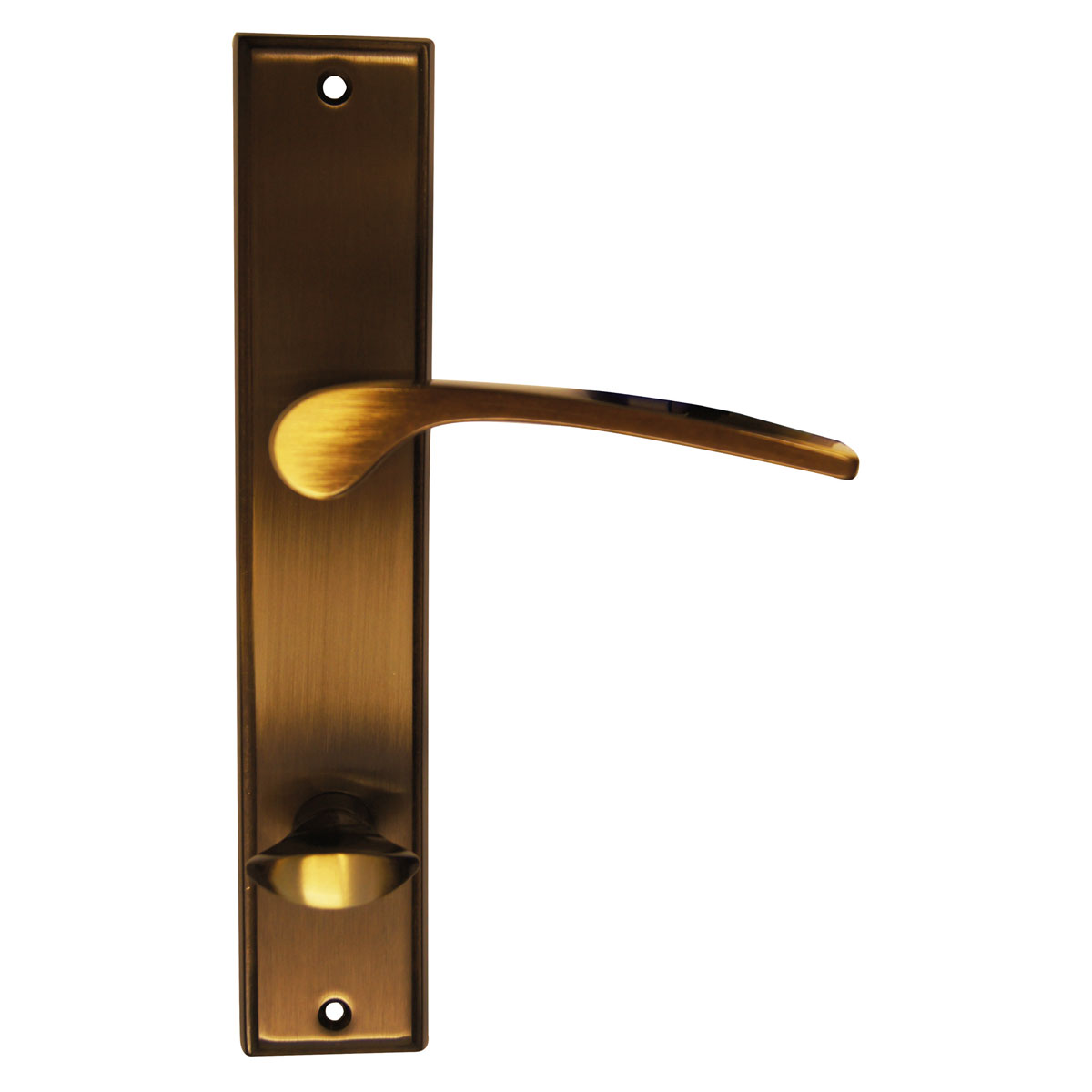 Alpertec Langschildgarnitur Nelson-LS für WC brüniert 78 mm