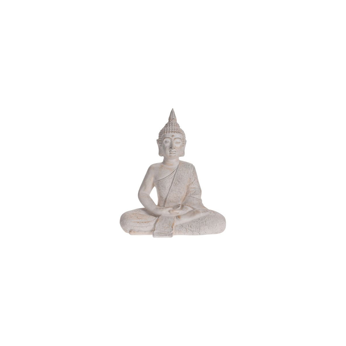 Buddha sitzend beige 41 x 23 x 49 cm