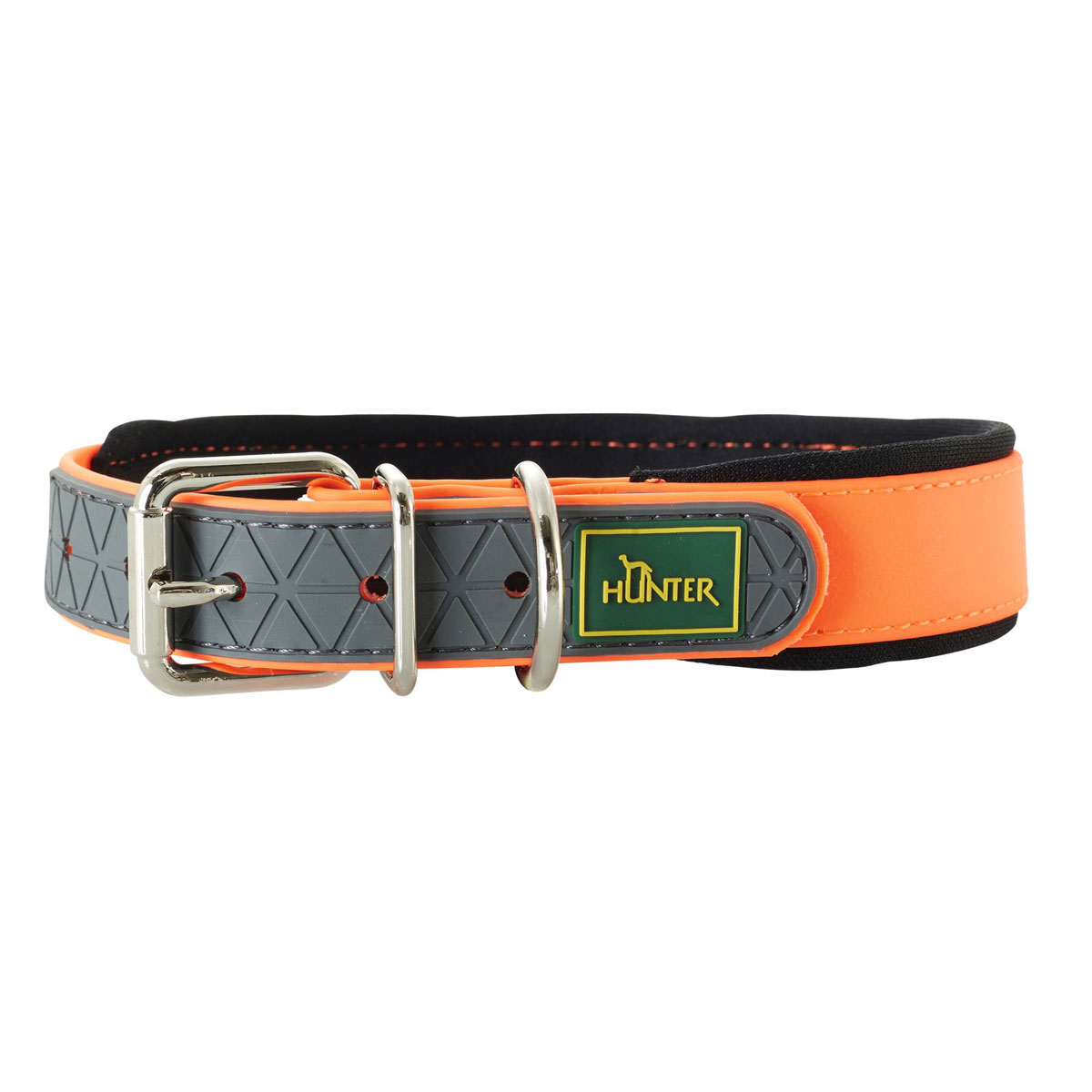 Hunter  Dog Halsband Convenience neonorange 35-45 cm