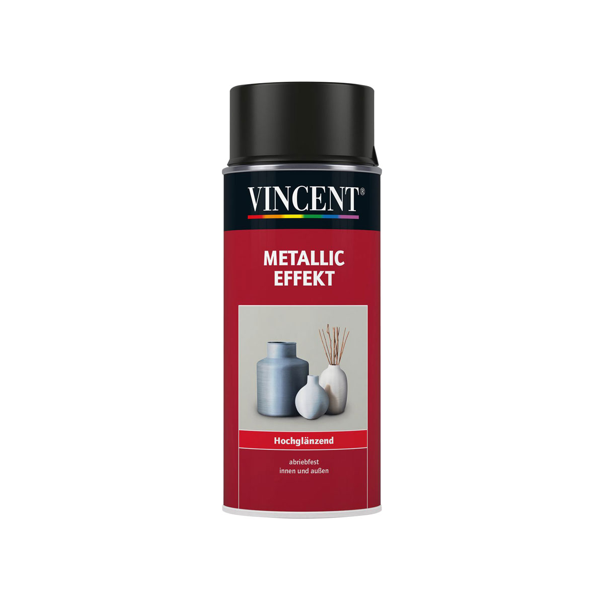 Vincent Metallic Effekt Spray Anthrazit glänzend 400 ml
