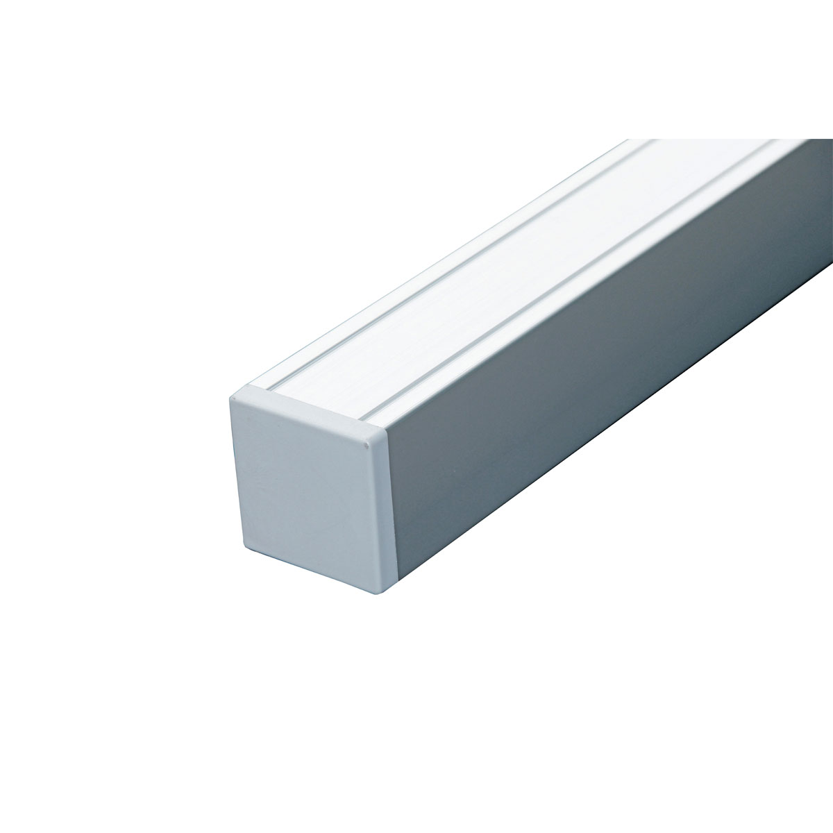 Hartmann Zaunpfosten WPC/Alu 6,8 x 6,8 x 240 cm