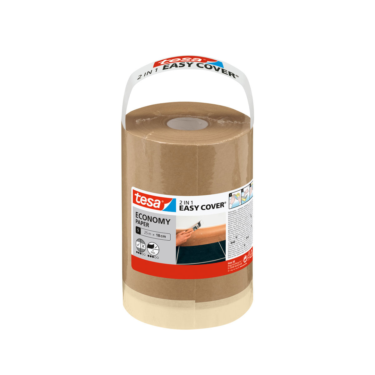 Tesa  Malerband Easy Cover Economy Paper Refill S 25m x 18cm