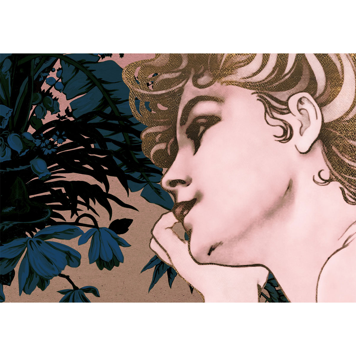 Komar  Vlies Fototapete Songes Bleu 200x280 cm Bild 3