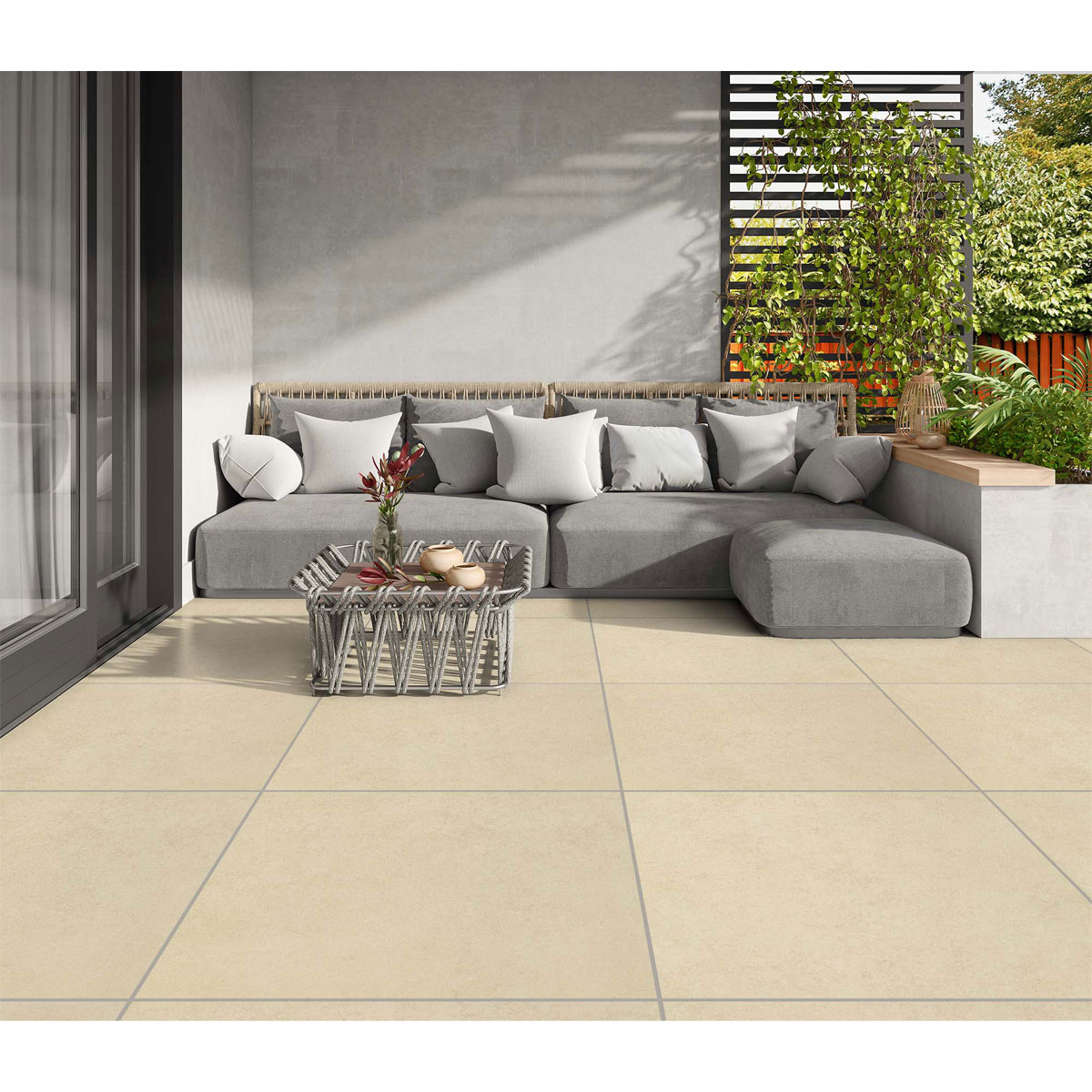 Feinsteinzeug-Platte No 1 Tile Benet taupe 60 x 60 x 3 cm Bild 3