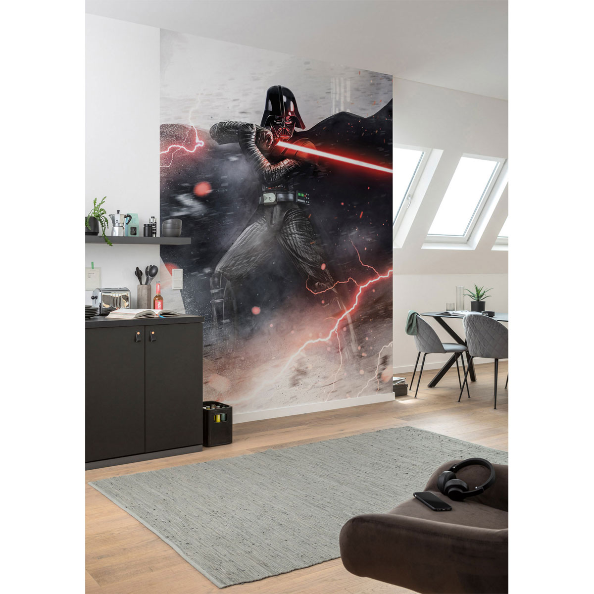 Komar  Vlies Fototapete Star Wars Vader Dark Forces 200x280 cm
