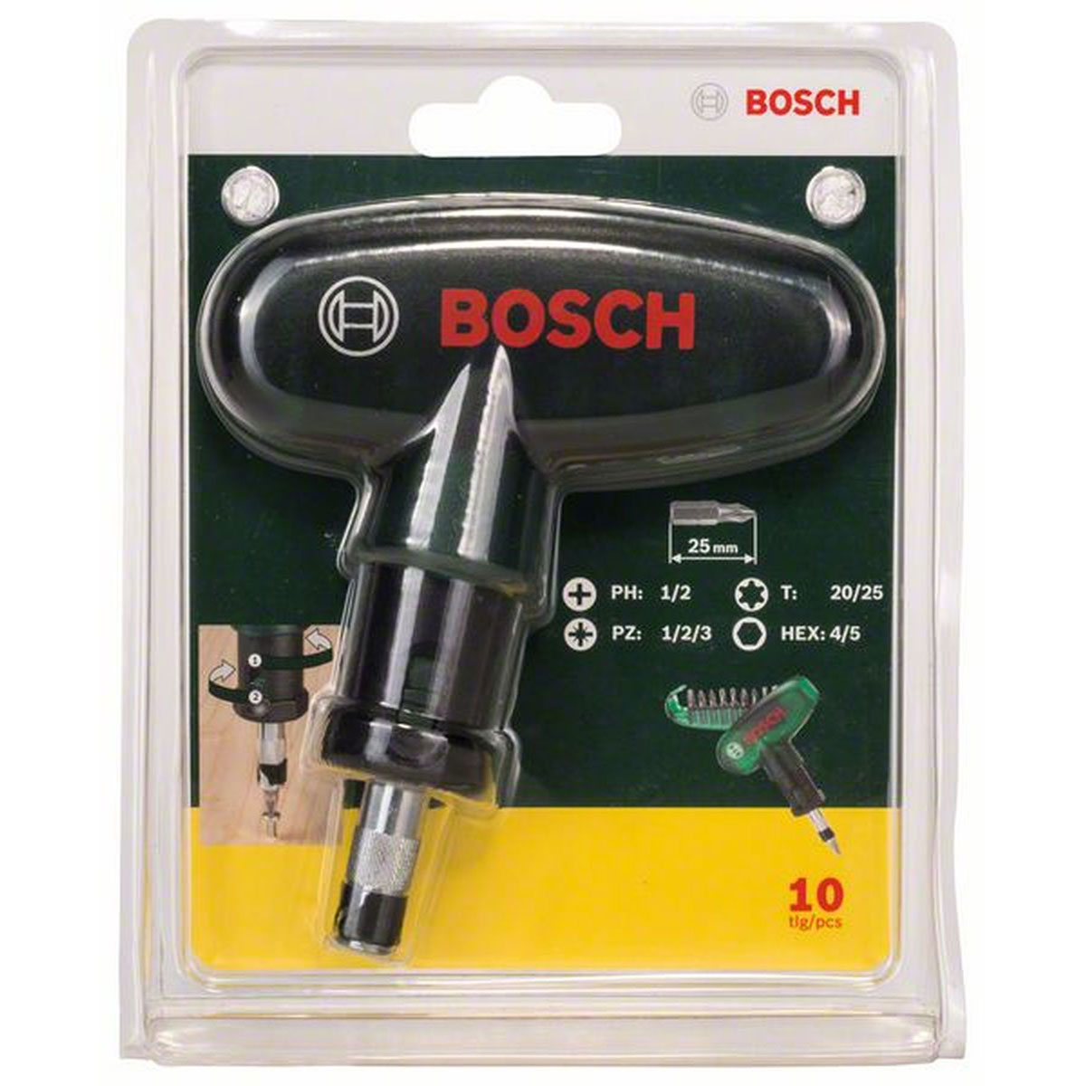 Bosch  Schraubendreher-Set Pocket 10-teilig Bild 2
