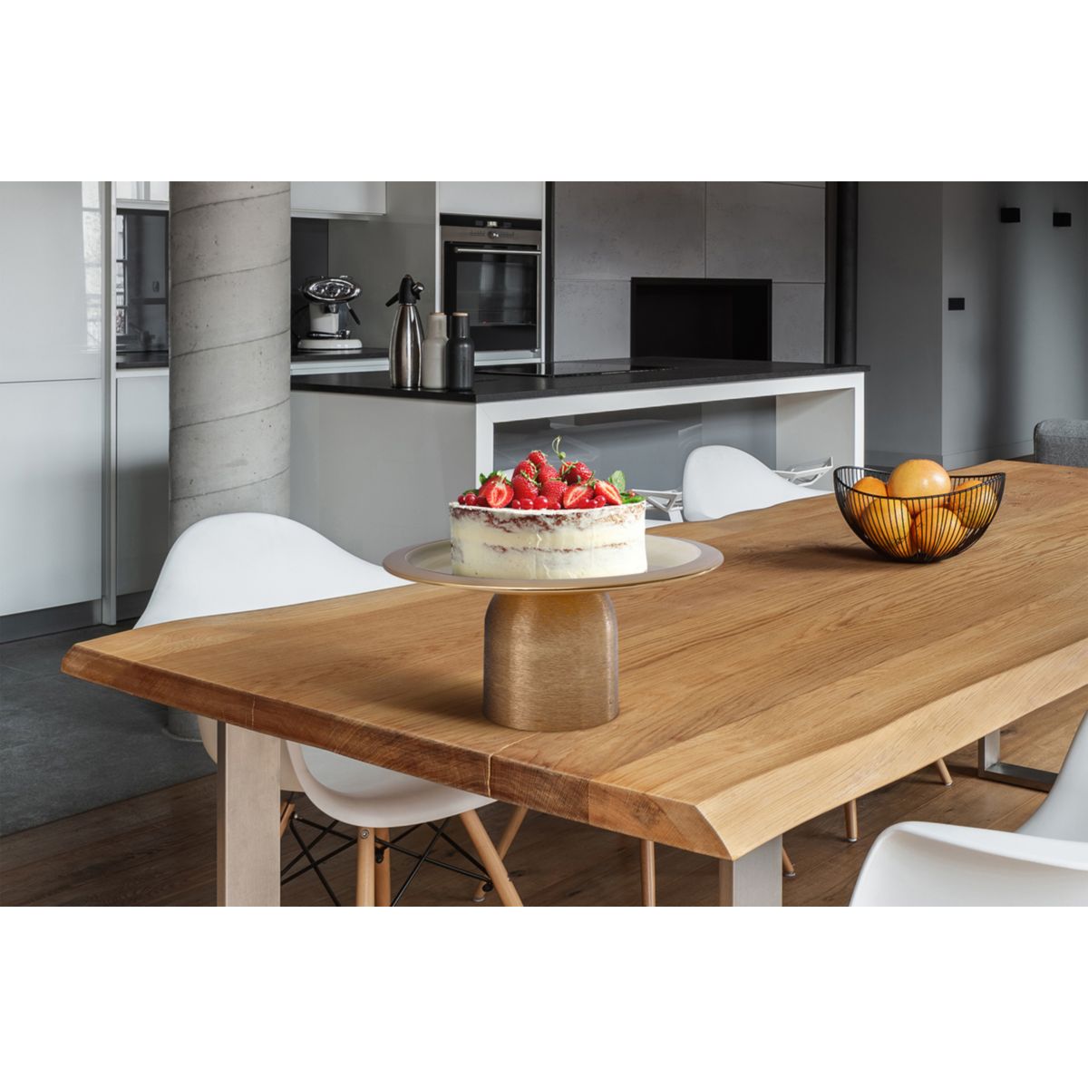 Kuchenplatte Art Deco 325 gold puderrosa Bild 4