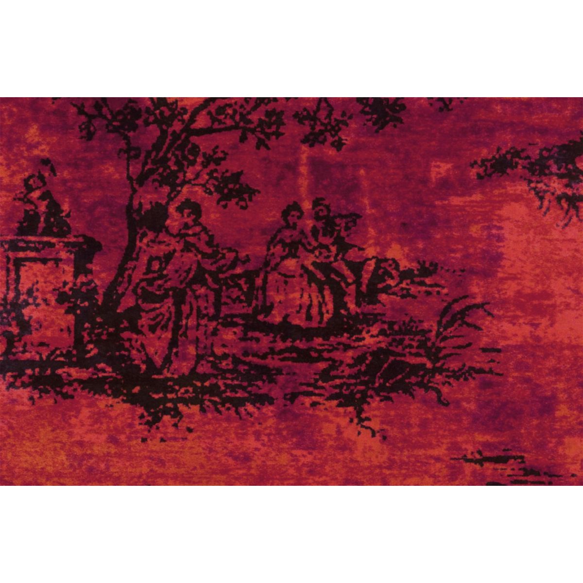 Vintage 5206 Rot 120cm x 180cm Bild 3