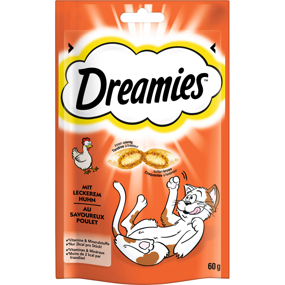 Katzensnack Dreamies mit Huhn 60 g