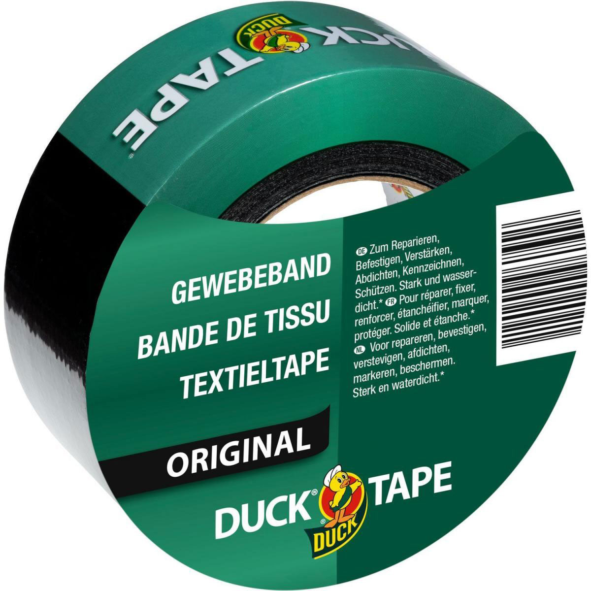 Duck Tape Original 50 mm x 50 m Schwarz Bild 1