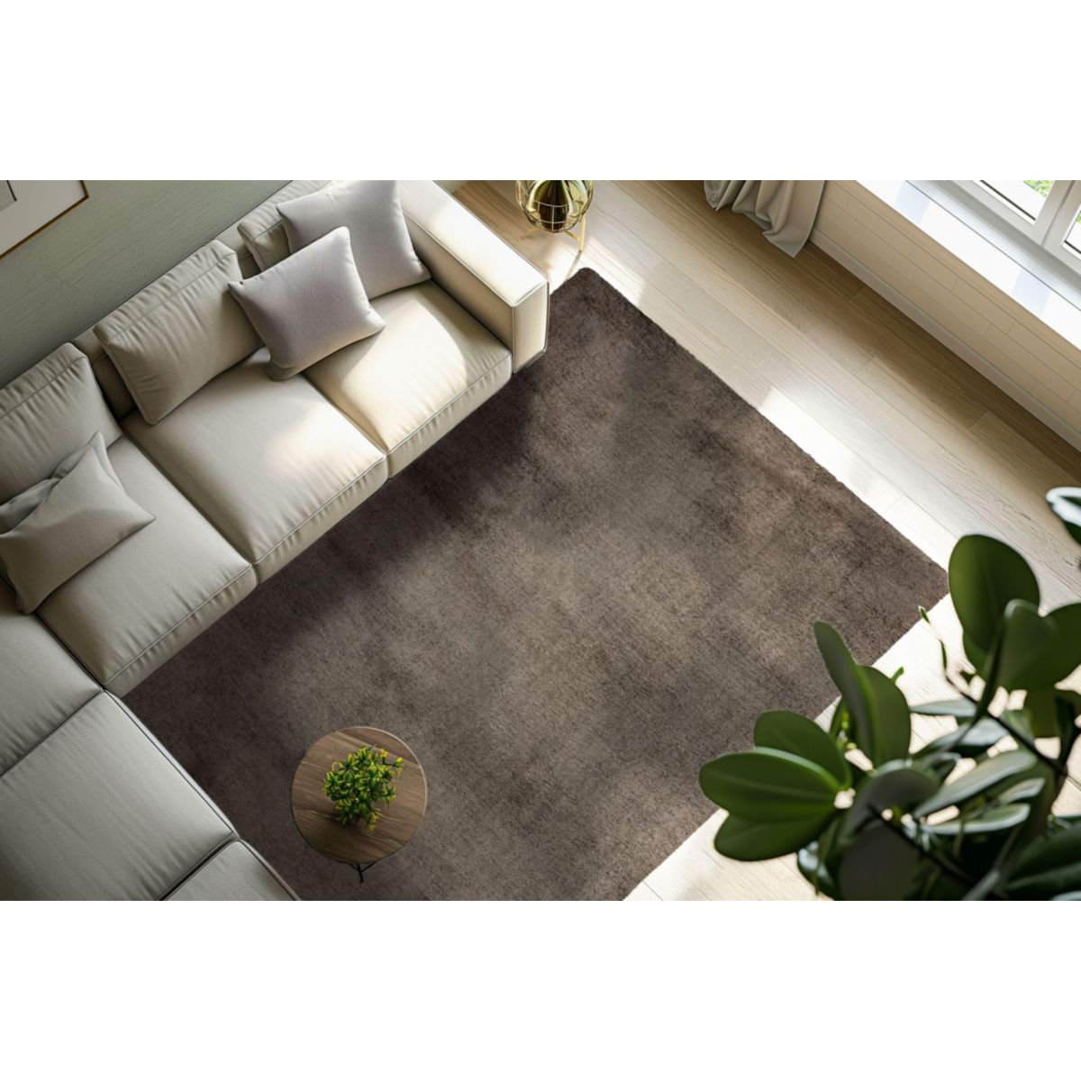 Luxe 525 Wallnuß 160cm x 230cm Bild 6