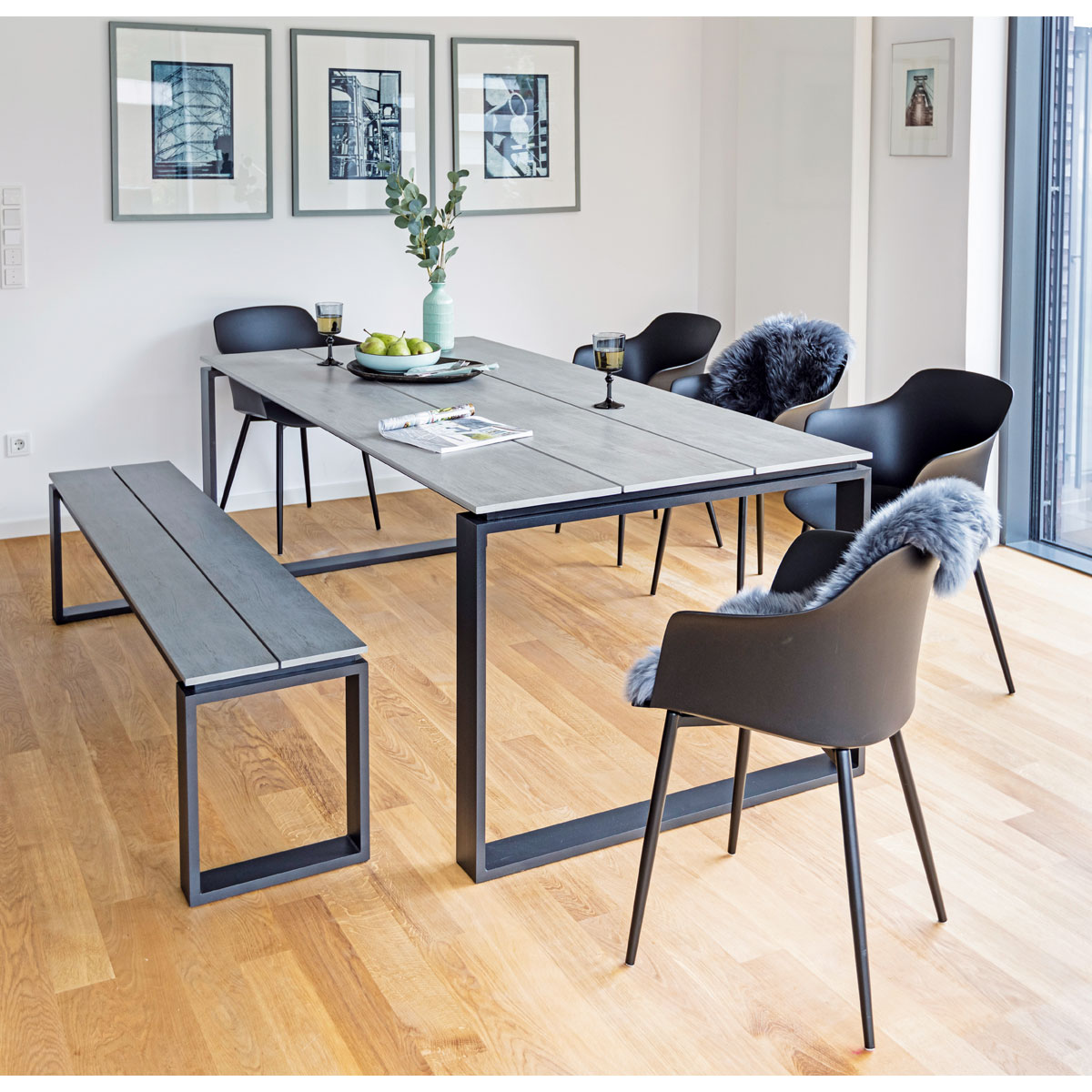 Haveson Kunststoff-Sessel Madeira schwarz Bild 9