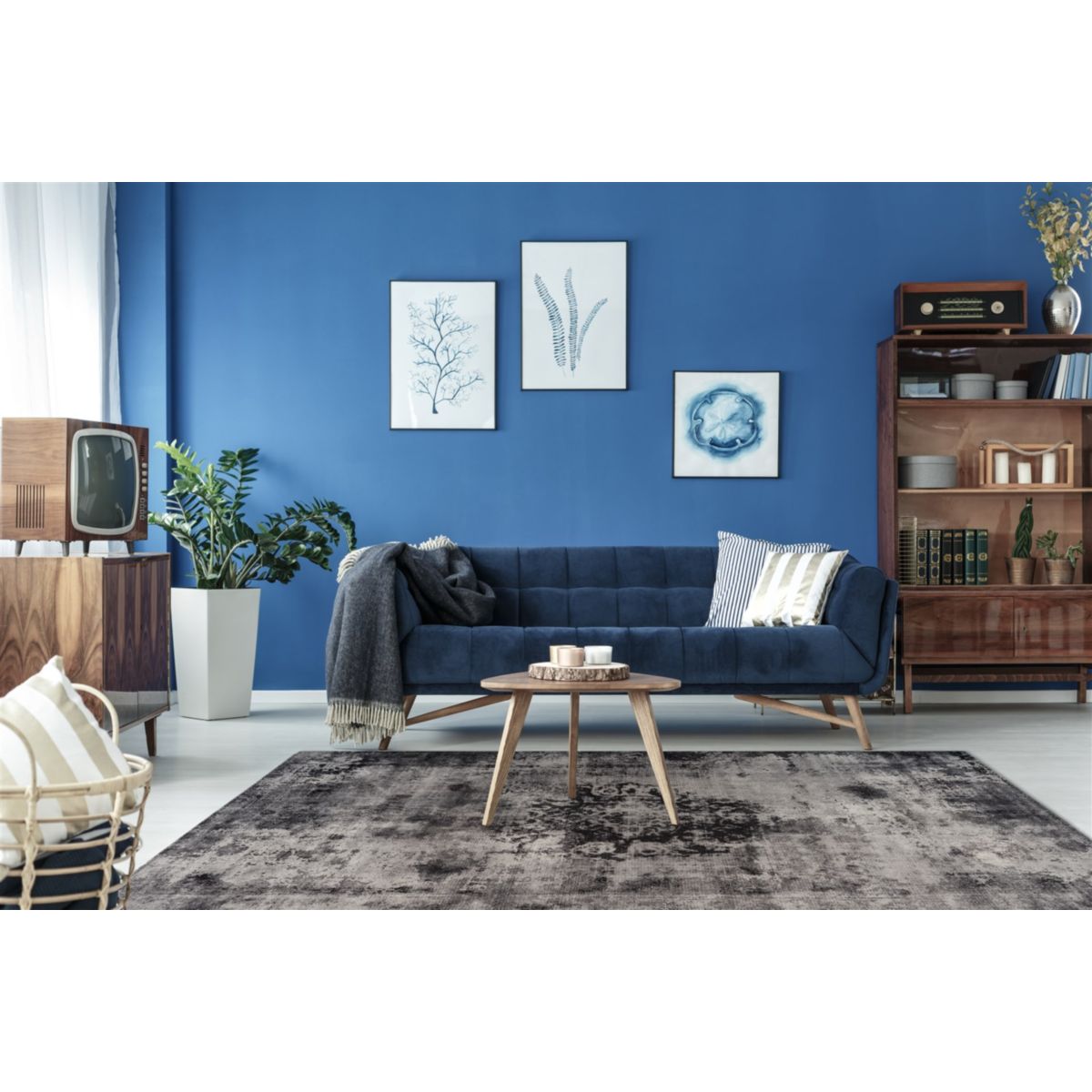 Vintage 8403 Grau 140cm x 200cm Bild 2