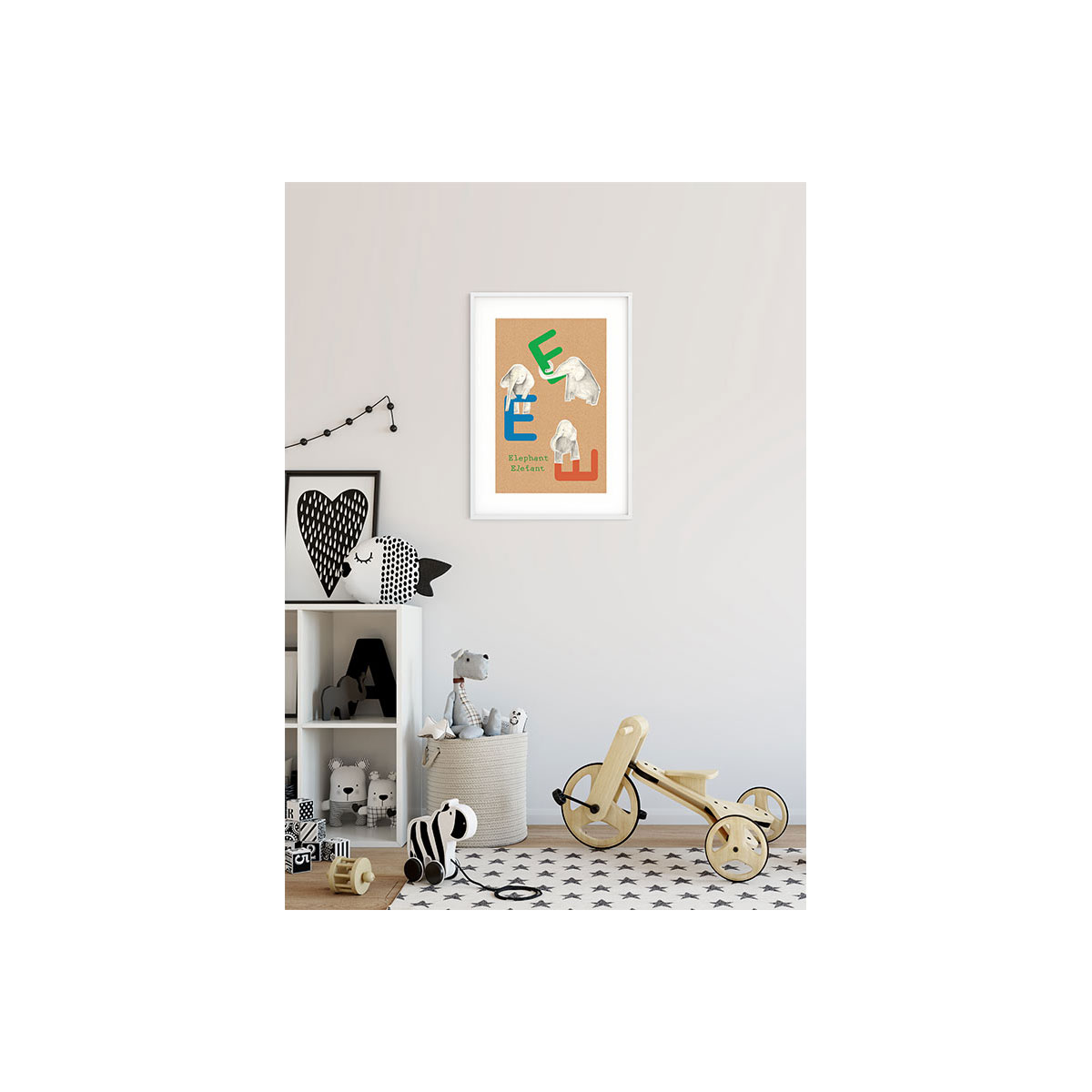 Komar  Wandbild ABC Animal E 50x70 cm Bild 3