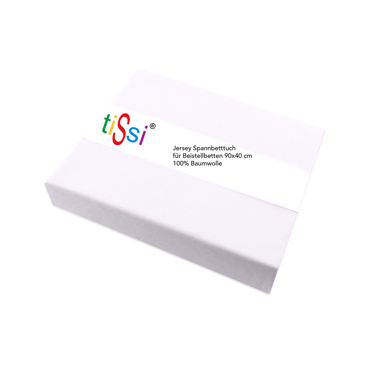 tiSsi Spannbetttuch „Universal“ 90x40 cm, rosa