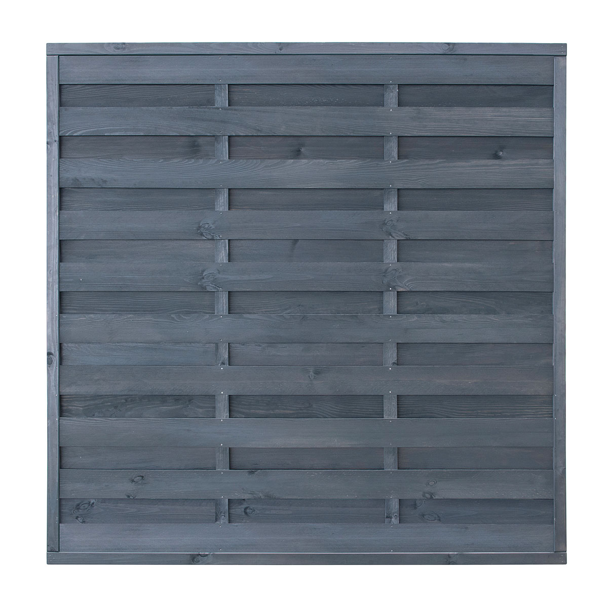 Dichtzaun dunkelgrau 180 x 180 cm Bild 1