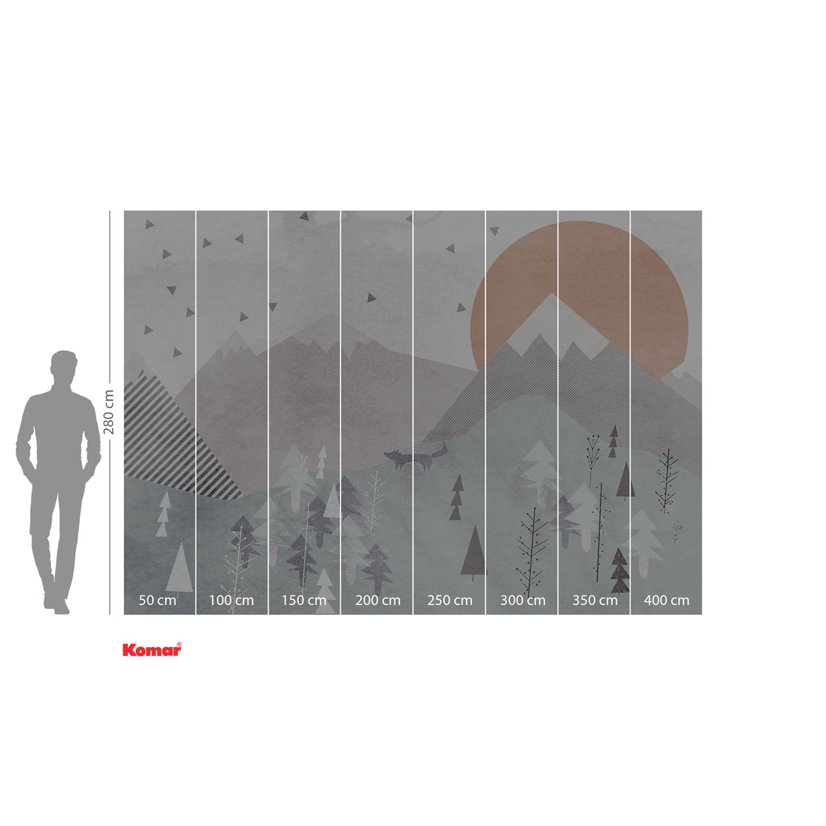 Komar  Vlies Fototapete Fox Journey 400x280 cm Bild 3