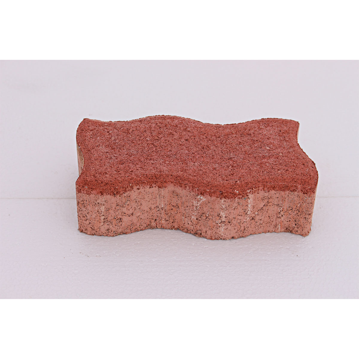 Wellenverbundstein 22 x 11 x 5 cm titanrot Bild 1