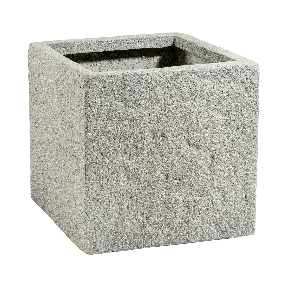 Haveson Fiberglaskübel 50 x 50 cm Natursteinoptik Bild 1