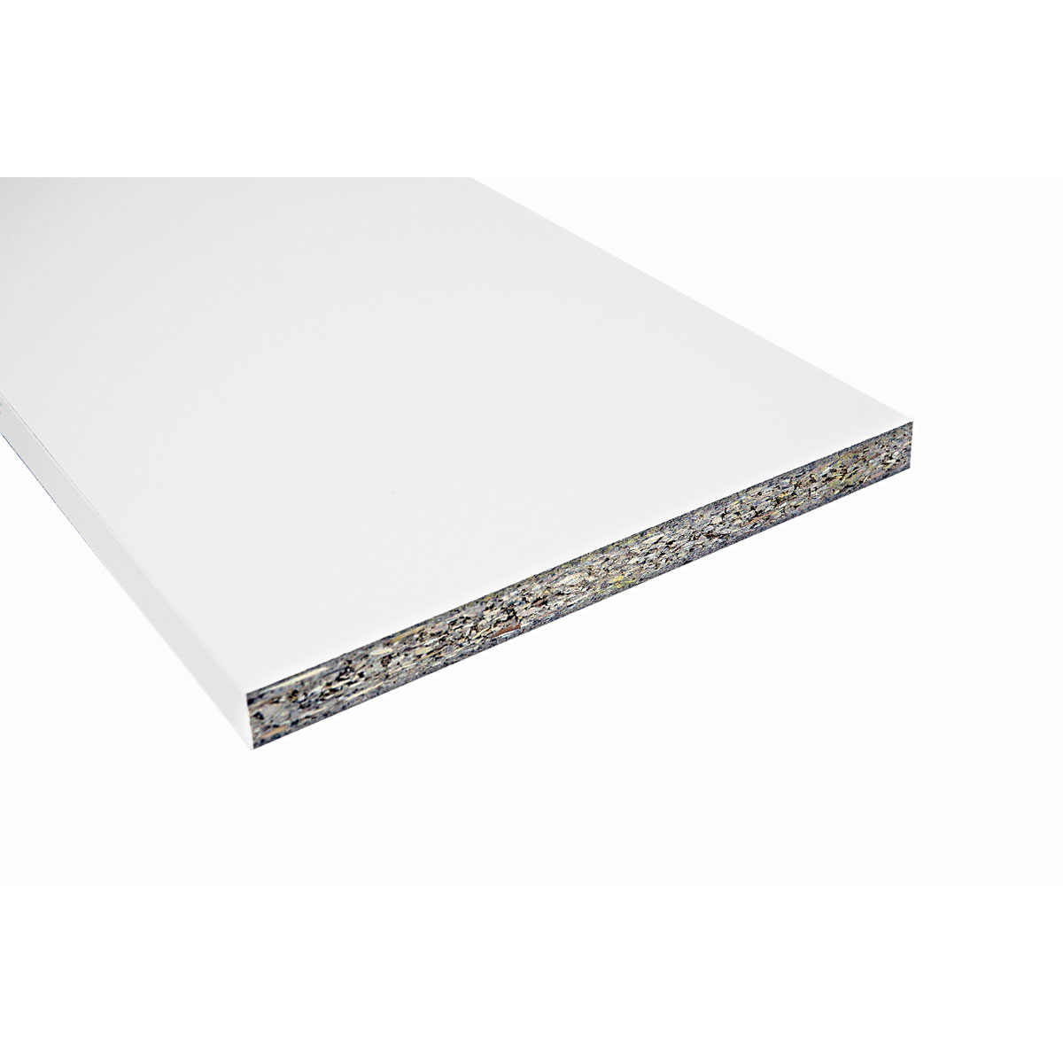 Möbelbauplatte 2630 x 250 x 19 mm weiß