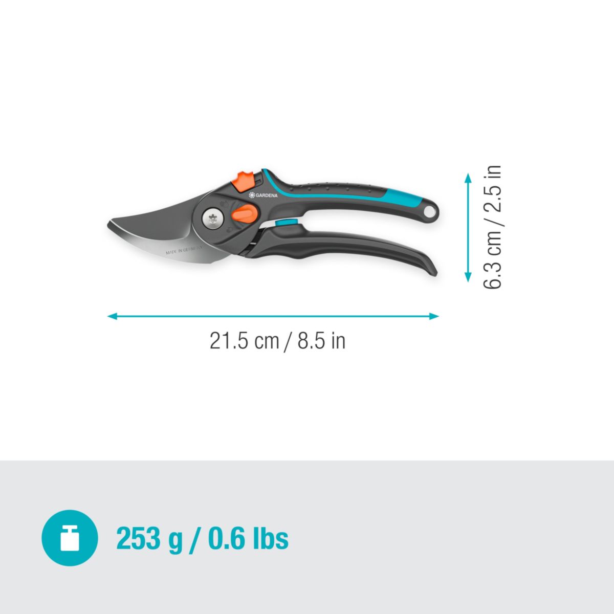 Gardena Gartenschere PremiumCut Pro Flex Bypass 24 mm Bild 2