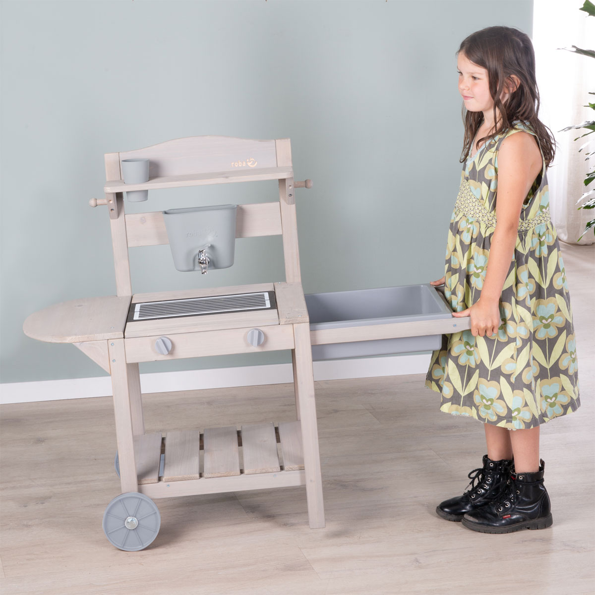 Spiel- und Matschküche „Mobil“ 115x89x41,5 cm Bild 8