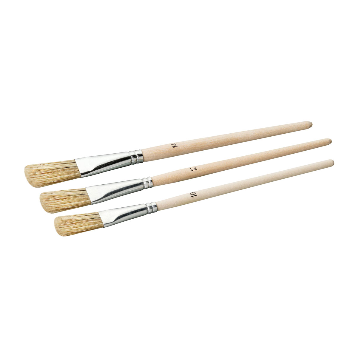 Color Expert Emaillelackpinsel-Set 3-teilig helle Borste