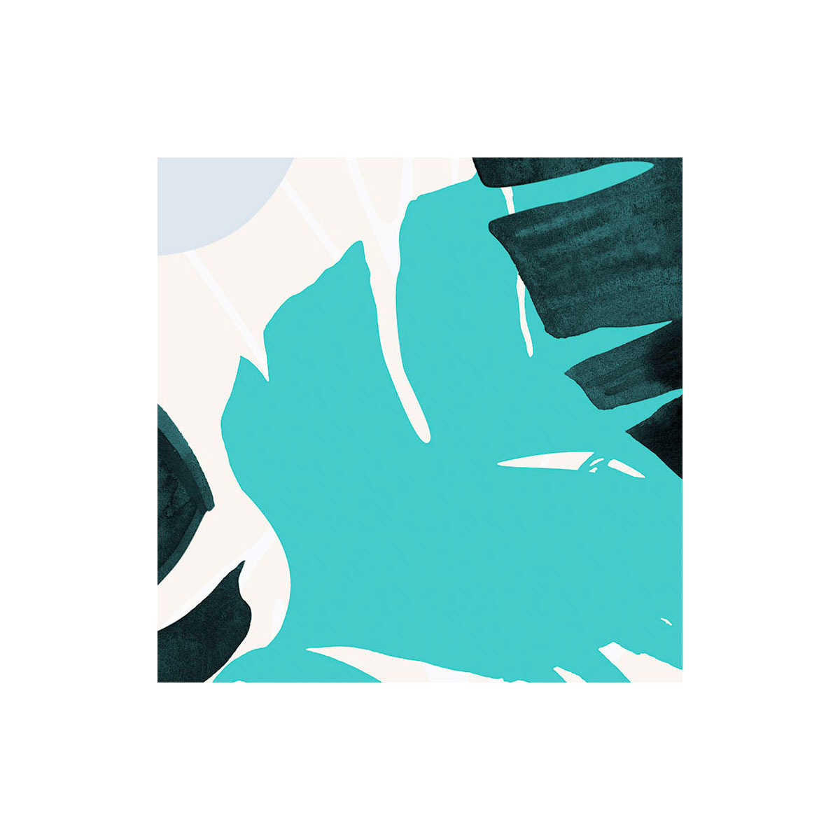 Komar  Vlies Fototapete Tropical Shapes 300x280 cm Bild 7